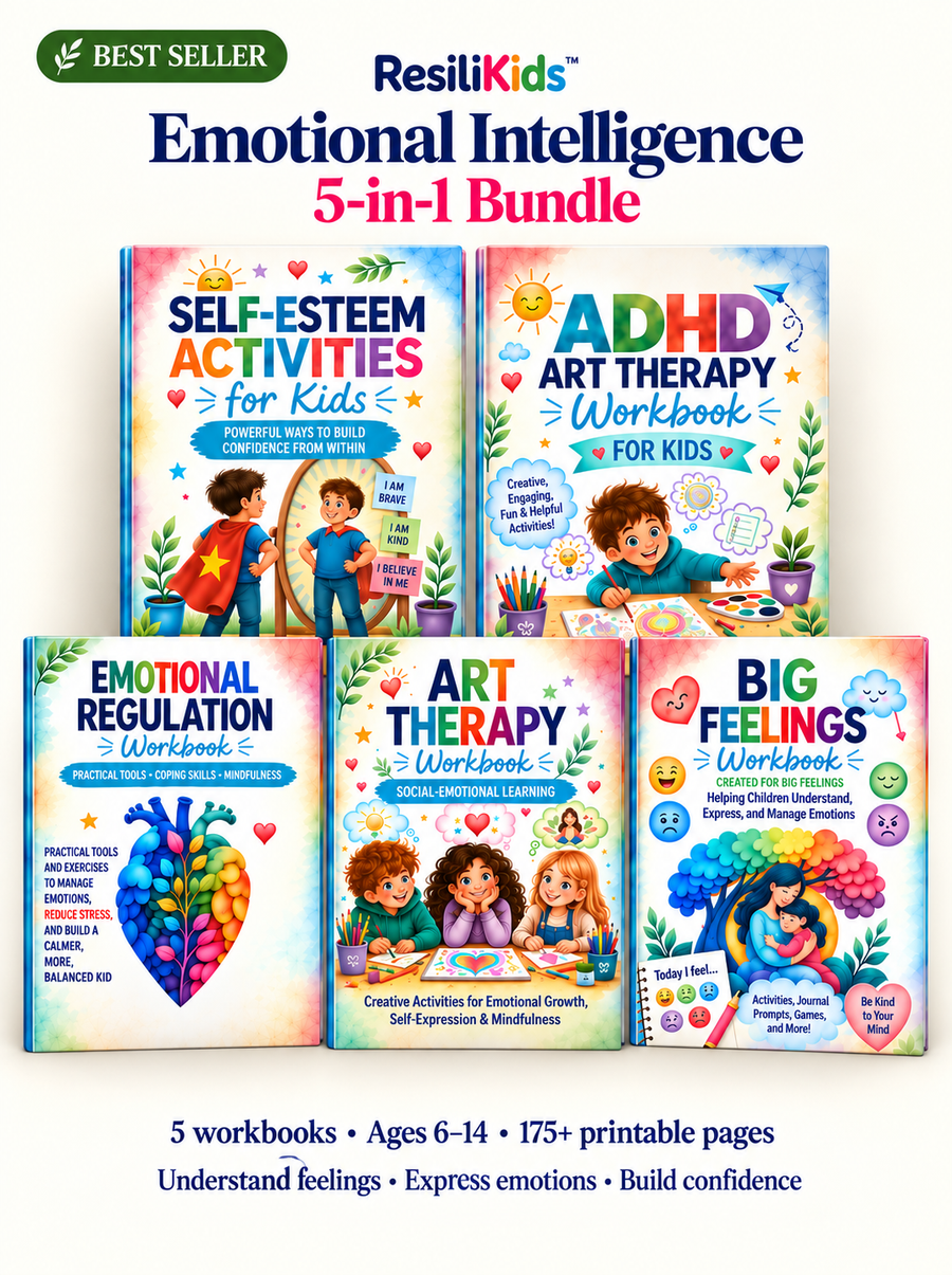 ResiliKids™ Confidence - 5 in 1 Emotional Intelligence Bundle