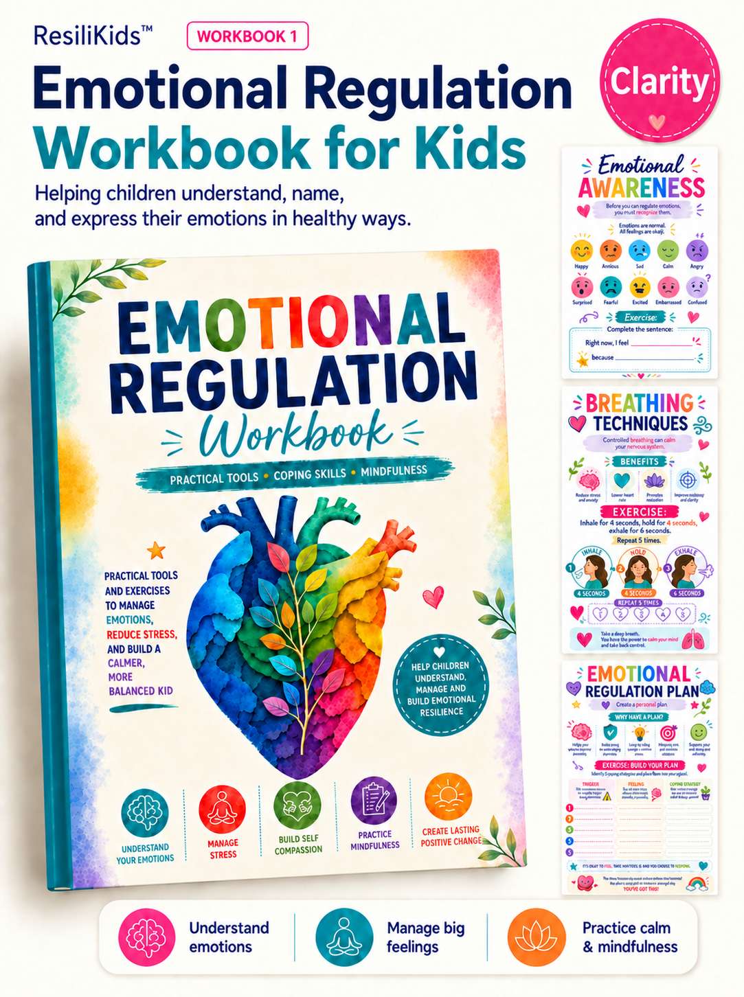 ResiliKids™ Confidence - 5 in 1 Emotional Intelligence Bundle