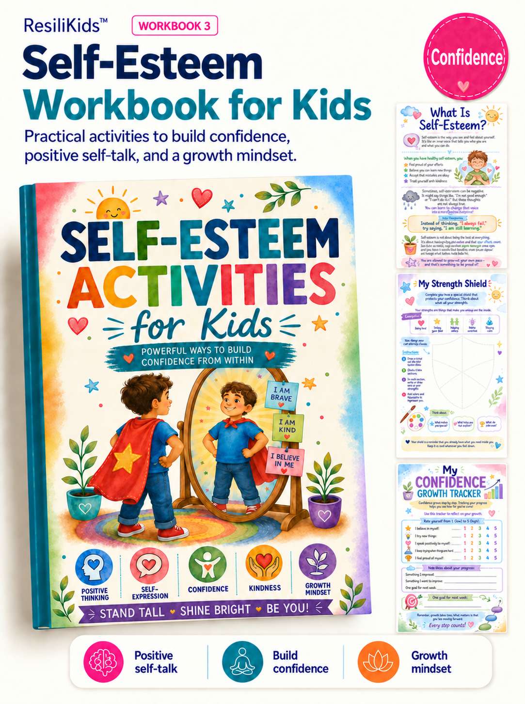 ResiliKids™ Confidence - 5 in 1 Emotional Intelligence Bundle
