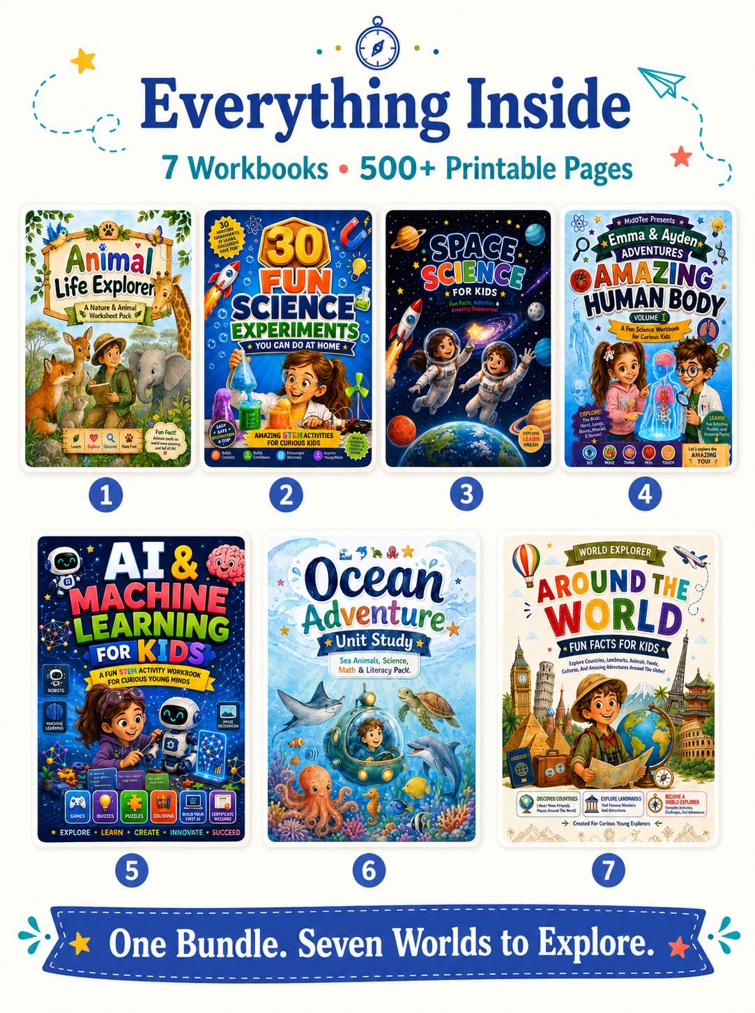 ResiliKids™ Explorer - 7 in 1 Curious Explorer Bundle