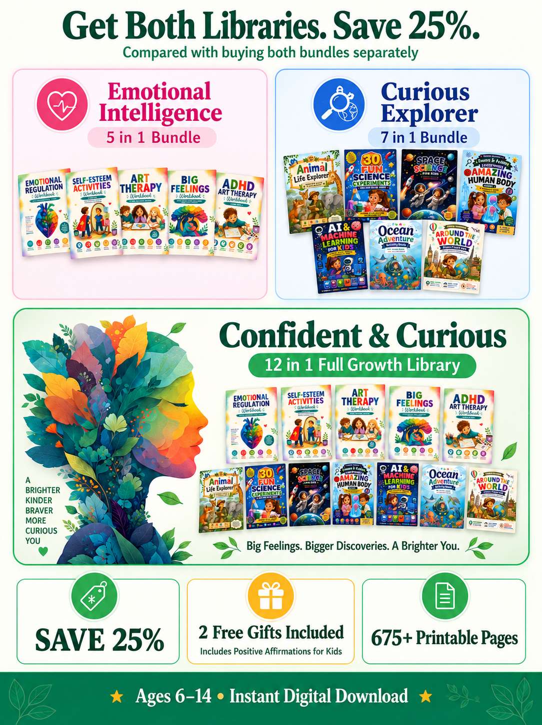 ResiliKids™ Full Growth - 12 in 1 Confidence & Explorer Bundle