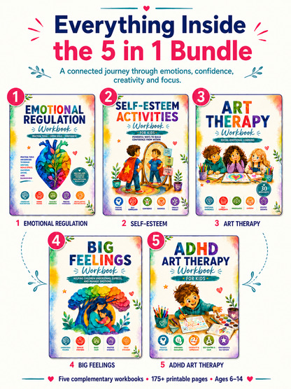 ResiliKids™ Confidence - 5 in 1 Emotional Intelligence Bundle