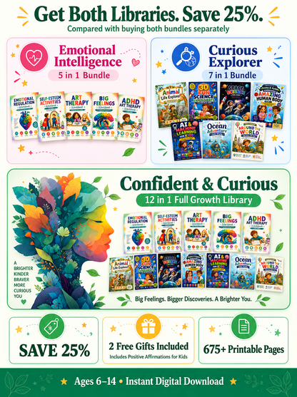 ResiliKids™ Full Growth - 12 in 1 Confidence & Explorer Bundle
